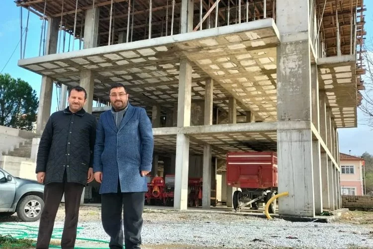 Kur'an Kursu ve Gençlik Merkezi inşaatı devam ediyor