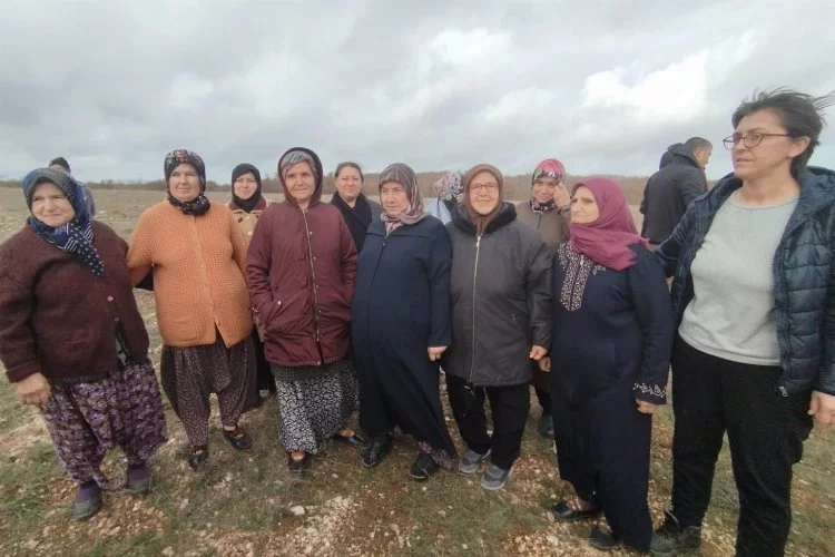 Taş ocağı firması yetkilinden köylü kadınlara şok ifade