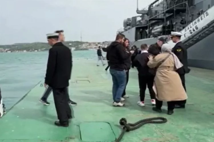 TCG Salihreis gemisi vatandaşların ziyaretine açıldı