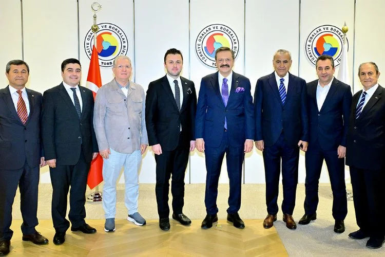 TOBB Başkanı Rifat Hisarcıklıoğlu'na ziyaret