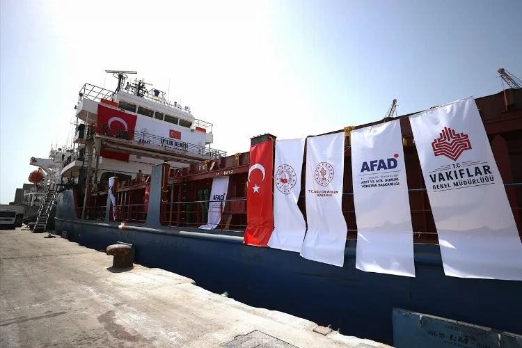 Türkiye'den Gazze’ye 8'inci yardım gemisi