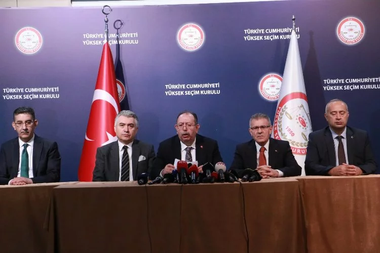 YSK Başkanı Yener, geçici sonuçlarını açıkladı